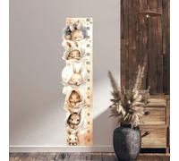 Live Vida Sleeping Bunny Height Chart Sticker