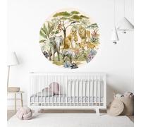 Live Vida Tropical Safari Circle Wall Sticker