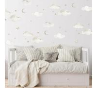Live Vida Wall Stickers Cloud & Moon & Stars A4