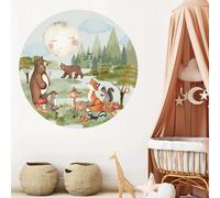 Live Vida Woodland Medium Circle Wall Sticker