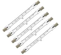 Live-wire-direct 5 x 118mm 240V R7S 80W = 100W Eco Linear Halogen Lamp Tube Light Bulbs Floodlights