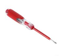 Live Wire Finder Pen 100-500V AC Voltage Detector with Slotted Crosshead Bits - Electrician Tools for Household Wiring Fault Diagnosis Red