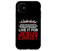 Live Your Life For Jesus Christ The Good News Galatians 2 20 Case for iPhone 11