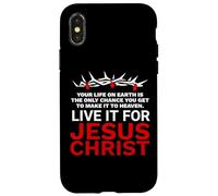 Live Your Life For Jesus Christ The Good News Galatians 2 20 Case for iPhone X/XS