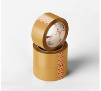 Live4gadgets Heavy Duty Sticky Tape Roll Pack Parcel Tape Strong Brown | Secure Sticky Sealing Tape for cardboard boxes for moving, Parcel Boxes, Large Postal Bags for long term storage | (48MM x 66M)