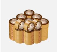 Live4gadgets Heavy Duty Sticky Tape Roll Pack Parcel Tape Strong Brown | Secure Sticky Sealing Tape for cardboard boxes for moving, Parcel Boxes, Large Postal Bags for long term storage | (48MM x 66M)