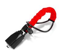 Live4gadgets Steering Wheel Lock, Van Car Motorhome Steering Wheel to Seat Belt Lock, High Visibility Car Anti-Theft Device, Heavy Duty, Universal Fit, 3Keys (Yellow)
