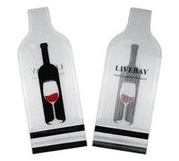 LIVEBAY Reusable Wine Bag for Travel, Wine Travel Protector Bottle Travel Sleeve Case for Airplane, Car, Cruise Protection Luggage Leak-proof Safety Impact Resis,2 Pack…
