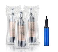 LIVEBAY Wine Bottle Protector Bags 50 Packs with Bump Bubble Cushion Wrap Inflatable Air Column Cushion Sleeve Wine Protection for Shipping Luggage Airline Travel