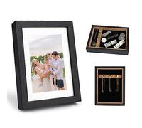Livebe Photo Picture Frame Diversion Safe,Mini Safe Box with Hidden Secret Compartment to store your Money, Cash, Jewelry or Herbs,Home Security Safe(4''*6'') (Black)