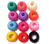 LIVECOOL Multi Plastic Ponytail Holder Bun Maker Bird Nest Shaped Hair Clips for Thick And Thin Hair Accessories for Women and Girls Hair Accessories for Women and GirlsBun Maker(pack of 6)