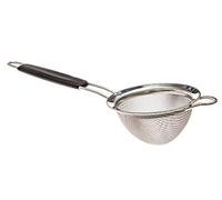 LiveFresh Fine Mesh Stainless Steel Mini Tea Strainer with Non Slip Handle - 8 CM - Ideal Size for Straining Teas and Cocktails or Sifting Flour, Sugar, Spices, and Herbs