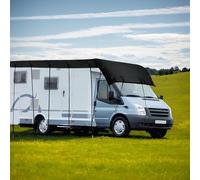 Livego Caravan Cover Heavy Duty 210D Oxford, Waterproof 3000PA Camper Trailer Motorhome Cover, UV & Dust Resistant, Foldable Travel Storage Cover for Class C RV (210D-Black, 5×3m / 16×10ft)