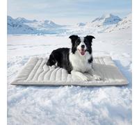 LiveGo Dog Cooling Mat, Self Warming Cat Bed, Reversible Warm & Cooling Cat Bed, Winter Warm Cat Pad & Summer Cooling Cat Mat for Kittens & Small Dogs (Gray, S（51 * 41cm）)