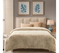 LiveGo Luxury Rabbit Plush Fleece Blanket - 1000 GSM Soft & Thick Faux Mink Cashmere Throw for Sofa, Bed, Couch, Bedroom, Living Room, Travel & Camping - Reversible Warm & Cozy Blanket
