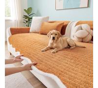 LiveGo Non-Slip Dog Sofa Cover, Washable Milk Velvet Sofa Protector