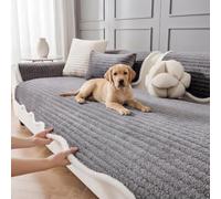 LiveGo Non-Slip Dog Sofa Cover, Washable Milk Velvet Sofa Protector