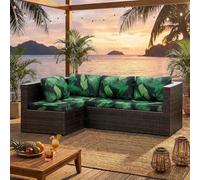 LiveGo Patio Stretch Sofa Cushion Cover Outdoor Cushion Cover Replacement Patio Furniture Cushions Couch Slipcovers Chair Seat Cover Soft Flexibility Protector (6, Summer)