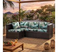 LiveGo Patio Stretch Sofa Cushion Cover Outdoor Cushion Cover Replacement Patio Furniture Cushions Couch Slipcovers Chair Seat Cover Soft Flexibility Protector (8, Flower C)