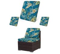 LiveGo Patio Stretch Sofa Cushion Cover Outdoor Cushion Cover Replacement Patio Furniture Cushions Couch Slipcovers Chair Seat Cover Soft Flexibility Protector (3, Venus)