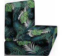 LiveGo RV Dinette Cushion Covers,Printing Stretchable Camper Cushion Cover,RV Cushion Slipcover,Rv Couch Cover Replacement for RV Camper Car Bench,Backrest Covers and Bench Covers (Leaves E)