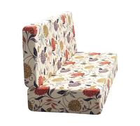 LiveGo RV Dinette Cushion Covers,Printing Stretchable Camper Cushion Cover,RV Cushion Slipcover,Rv Couch Cover Replacement for RV Camper Car Bench,Backrest Covers and Bench Covers (Flower vines)