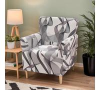 LiveGo Stretch Banquet Armchair Slipcover, Knit Chair Covers with Arms, Non-Slip Waterproof Chair Slipcover for Living Room, Office, Reception, and Pet-Friendly Furniture Protector (Color M)