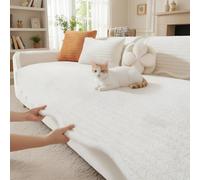 LiveGo Thick Sofa Covers Washable, Snowflake Velvet Pet Couch Cover for Sofa, Washable Dog Couch Protector for Dogs, Fuzzy Non-Slip Sofa Cover for 2, 3, 4 Seater, Furniture Protector for Living Room