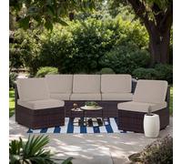 LiveGo Waterproof Couch Cushion Covers, Washable Sofa Cushion Covers, Stretch Sofa Slipcovers, Thick Jacquard Fabric, Couch Sofa Covers for Pets with Elastic Bottom