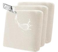 LiveGo Waterproof Patio Chair Cushion Covers,3 Pack Non-Slip Outdoor Seat Cushion Pad Replacement Patio Furniture Cushions Couch Slipcovers Chair Seat Cover for Garden Outdoor(Cream)