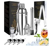 LIVEHITOP Cocktail Shaker Set, 12 Pieces Cocktail Making Set Bartender Kit