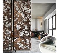 LiveInUrban Antique Peel and Stick Wallpaper Foxed Rust Mirror 58X200CM | Modern Rusty Mirror,Waterproof Self Adhesive Wall Sticker for Furniture Sticker,Thickend Wall Mural Art Home Decor