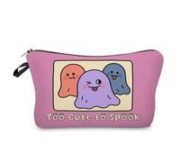 Livel lhood Cute Spook Makeup Bag Small Organizer Zipper Pouch Too Cute to Spook Cosmetic Bag Halloween Present for Women Friends
