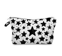 Livel lhood Five-Pointed Star Makeup Bag Cute Small Makeup Organizer Bag Travel Toiletry Zipper Pouch Star Cosmetic Bag Gift for Women Girls