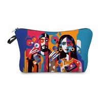 Livel lhood Modern Abstract Makeup Bag Cute Small Organizer Zipper Pouch Modern Abstract Cosmetic Bag Birthday Present for Women Friends -5, hzj0710