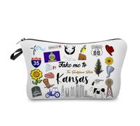 Livel lhood Take Me To Kansas Cute Small Makeup Bag