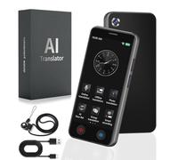 LivElect Language Translator Device, 5 inch Instant Translator No WiFi, AI Portable Translator, 139 Languages Two Way Real-Time Voice Translation, WiFi&Offline&Photo Translation for Travel Business