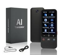 LivElect Translator Device, Instant Translator No WiFi, 139 Languages Two Way Real-Time Voice Translation, WiFi&Offline&Photo&Bluetooth Supported, AI Portable Translation for Travel Business Learning