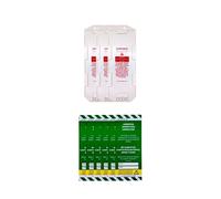 LIVELIFEBETTER® Asbestos Inspection Tag & Holder - Safety Warning Sign for Survey Records - Compliance Inspection Polypropylene (PP) Tags for ACM Hazard Management (3 Holders, 6 Inserts)