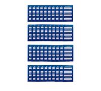 LIVELIFEBETTER® Harness Inspection Mini Tags and Inserts - Durable Polypropylene (PP) Tags - Pack of 40 Inserts (No Holders)