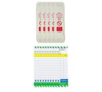 LIVELIFEBETTER® Industrial Racking Inspection Record Tags - Holder and Inserts (5 Holders, 10 Inserts)