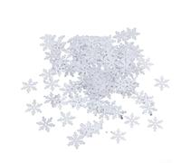 Lively 15mm Cloth Snowflakes to Transform Your Space into a This Christmas Season (B)