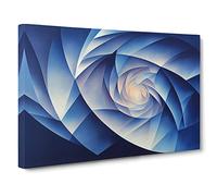 Lively Abstract Fractals Canvas Wall Art Print 30x20 Inch