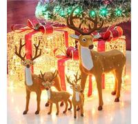 Lively Elk Decoration for Enhancing Any Space During the Festive Season with Its Charm (25CM)