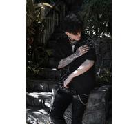 Lively Ghosts - Ghost Town - Jeans Jacket - black - L - 100% Cotton,Denim L