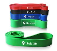 Lively Life Resistance Bands Pull Up, Heavy Fitness Exercise Bands Mobility Bands for CrossFit, Powerlifting, Assisted Pull Ups, Stretching Strength, Weight Training and Yoga Green [1 PACK]
