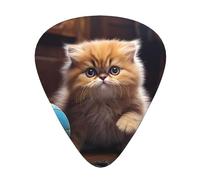 Lively Persian Cat Guitar picks in thin, medium, and thick sizes, 12-piece set, suitable for electric guitar and various instruments