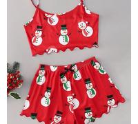 Lively Women's Nightwear Cheerful Sleep Ensemble Featuring a Fun, Breezy Design Perfect for Everyday (S D)