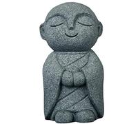 livelyfish Mini Monk Statue Japanese Buddha Figurine Feng Shui Praying Monk Statues Sandstone Sculptures for Fish Tank Aquarium Home Decoration, 7