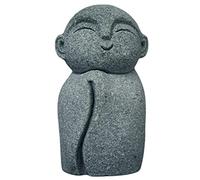 livelyfish Mini Monk Statue Japanese Buddha Figurine Feng Shui Praying Monk Statues Sandstone Sculptures for Fish Tank Aquarium Home Decoration, 6